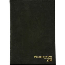 Management Diary A4 Day To Page Black