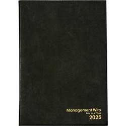 Management Diary A5 Day To Page Black