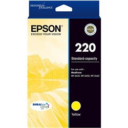 Epson 220 DURABrite Ultra Ink Cartridge Yellow