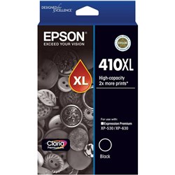 Epson 410XL Claria Premium Ink Cartridge High Yield Photo Black