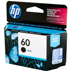 HP 60 Ink Cartridge Black CC640WA