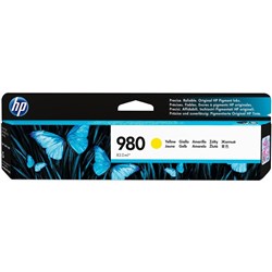 HP 980 Ink Cartridge Yellow D8J09A