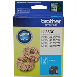 Brother LC-233C Ink Cartridge Cyan