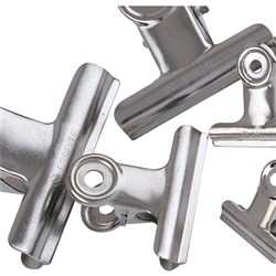 Esselte Bulldog Clip 63mm Chrome